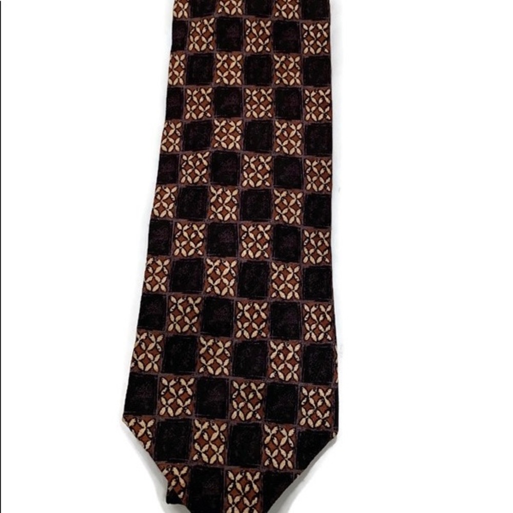 Vintage Nordstrom Handcrafted in USA Silk Tie